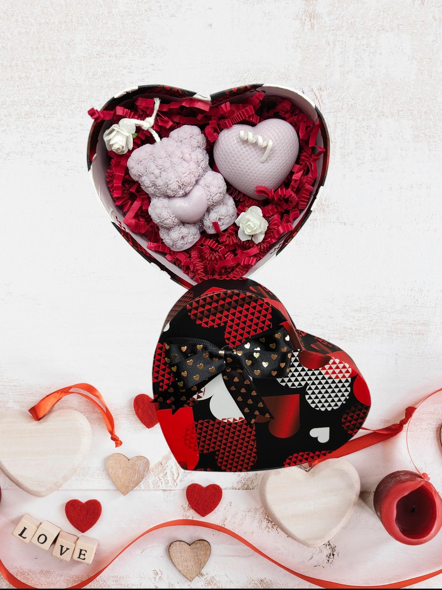 Pack Especial – Vela Oso + Mini Love